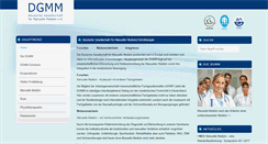 Desktop Screenshot of dgmm.de