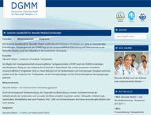 Tablet Screenshot of dgmm.de